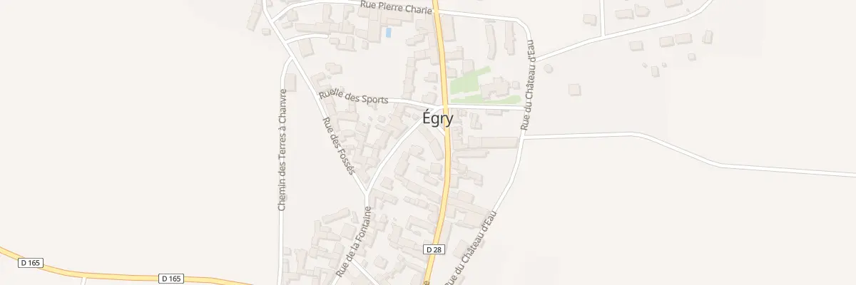 Plan du 1 Rue des Ecoles à Égry