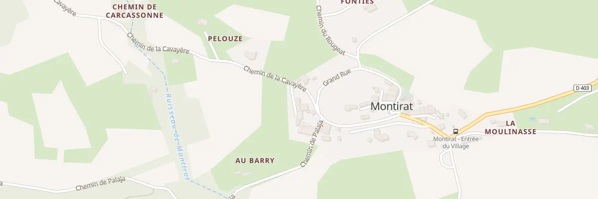 Plan du 15 Le Village à Montirat