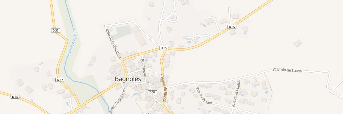 Plan du 74 La Condamine à Bagnoles