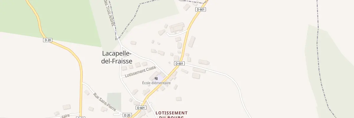 Plan du 16 Rue des Frênes à Lacapelle-del-Fraisse