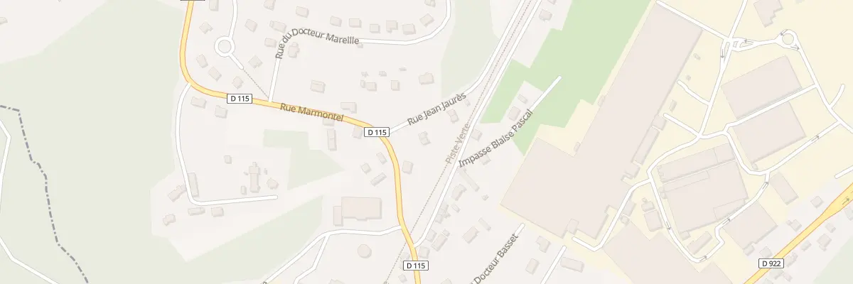 Plan du 2B Rue Jean Jaurès à Ydes