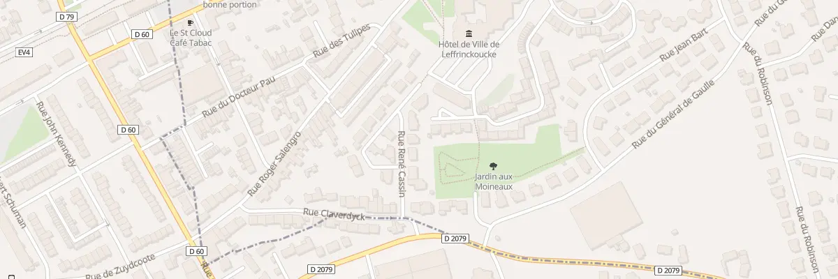 Plan du 80 Rue René Cassin à Leffrinckoucke