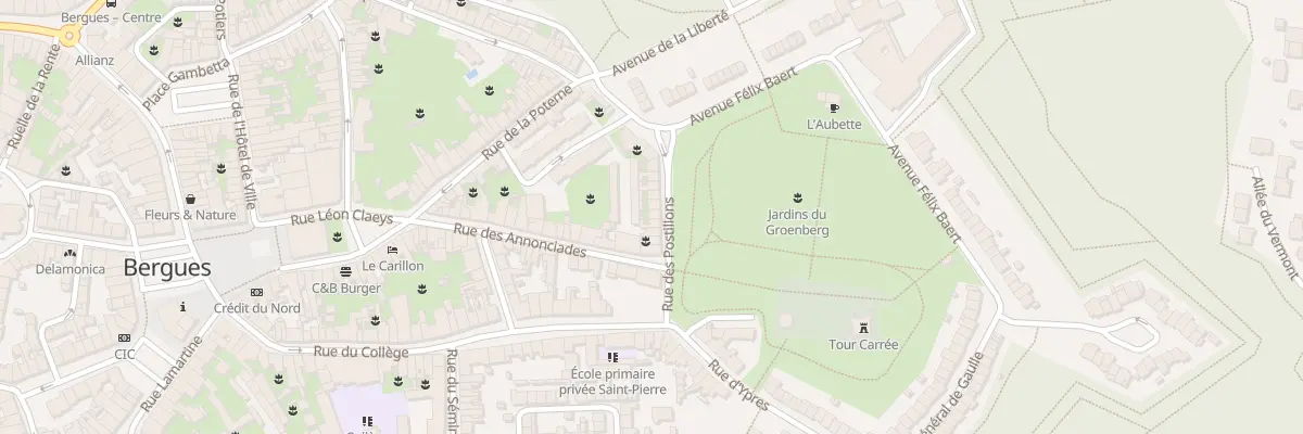 Plan du 22 Rue des Postillons à Bergues