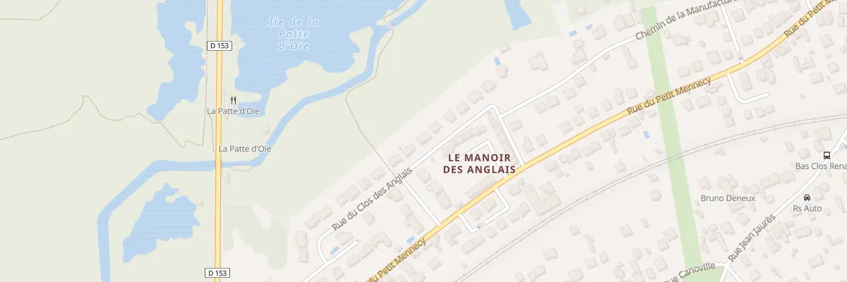 Plan du 18 Rue du Clos des Anglais à Mennecy