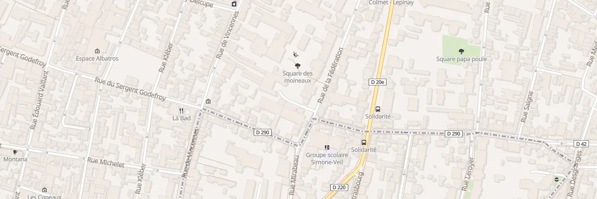 Plan du 84 Rue de la Fédération à Montreuil