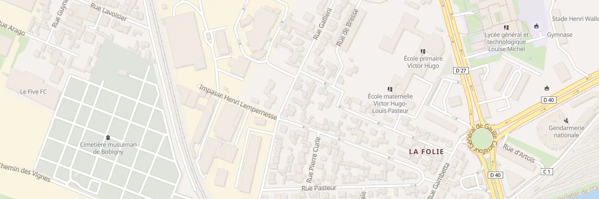 Plan du 71 Rue Galliéni à Bobigny
