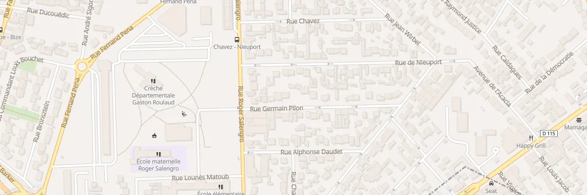 Plan du 13 Rue Germain Pilon à Drancy