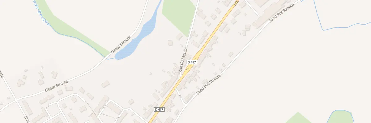 Plan du 133 Rue de Bergues à Esquelbecq