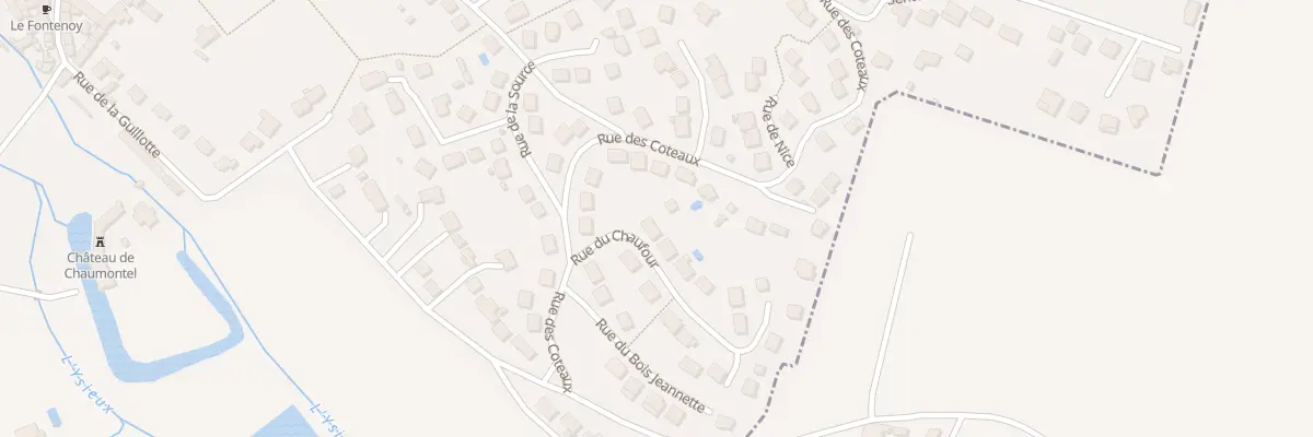 Plan du 3 Rue du Chaufour à Chaumontel