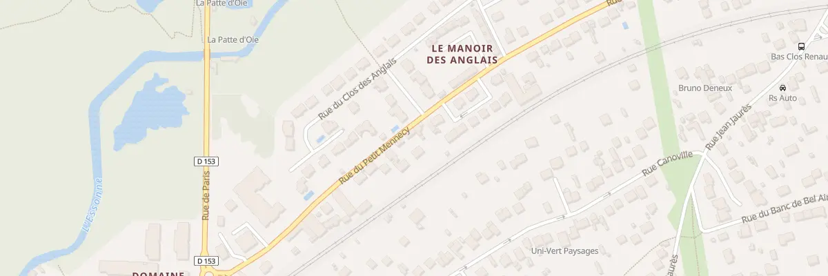 Plan du 16B Rue du Petit Mennecy à Mennecy