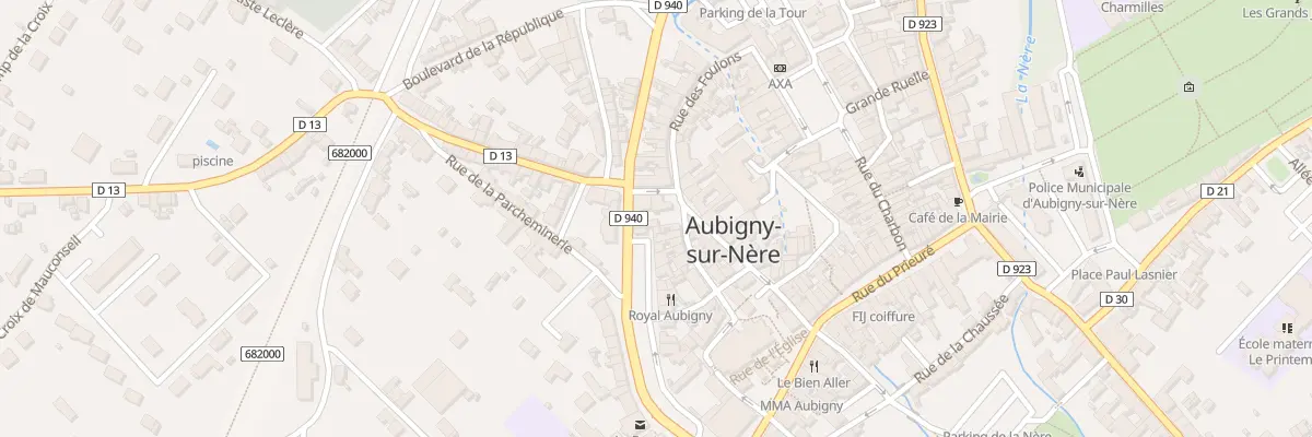 Plan du 3 Rue Porte du Cygne à Aubigny-sur-Nère