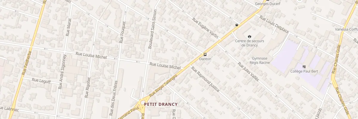 Plan du 4 Rue Louise Michel à Drancy