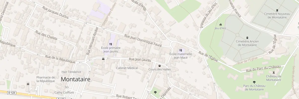Plan du 18 Rue Jean Dominique Fauré à Montataire
