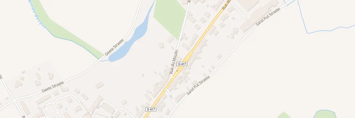 Plan du 137 Rue de Bergues à Esquelbecq