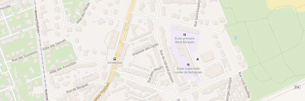 Plan du 153 Rue du Gen Janssen à Leffrinckoucke