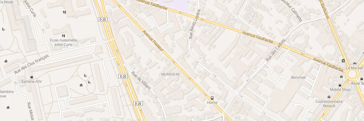 Plan du 68 Av Pasteur à Montreuil