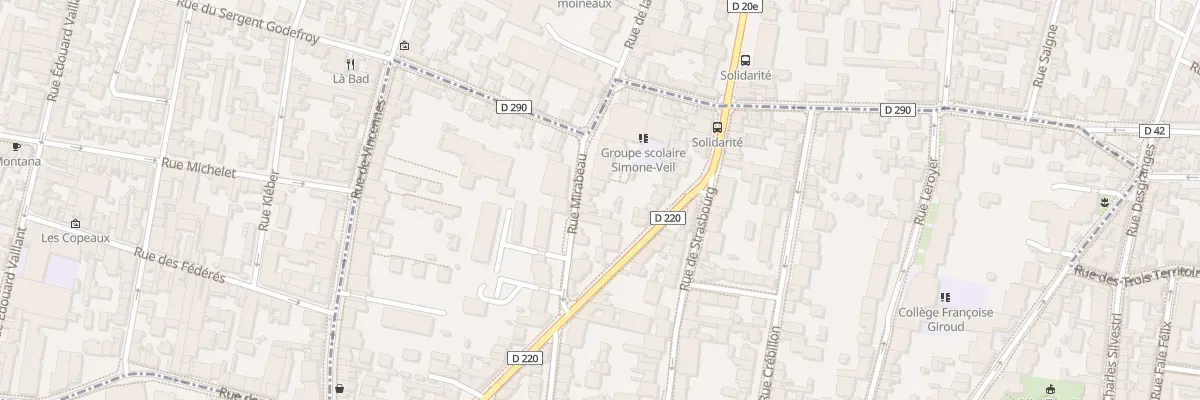 Plan du 26 Rue Mirabeau à Vincennes
