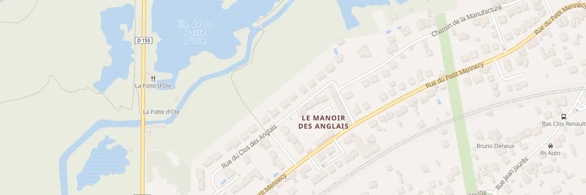 Plan du 16 Rue du Clos des Anglais à Mennecy