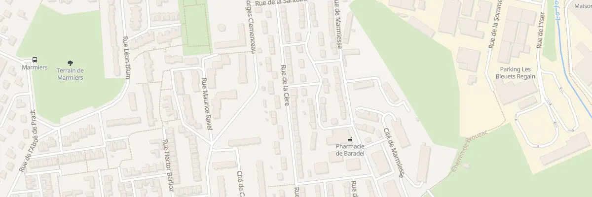 Plan du 31 Rue de la Cère à Aurillac