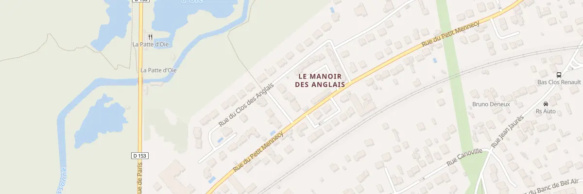 Plan du 4 Rue du Clos des Anglais à Mennecy