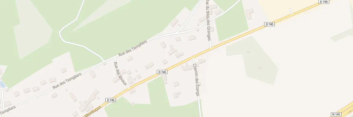 Plan du 35 Rte de Montluçon à Lamaids