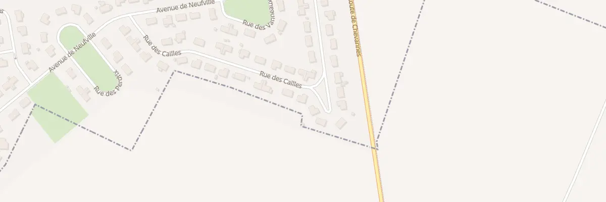 Plan du 28 Rue des Cailles à Mennecy