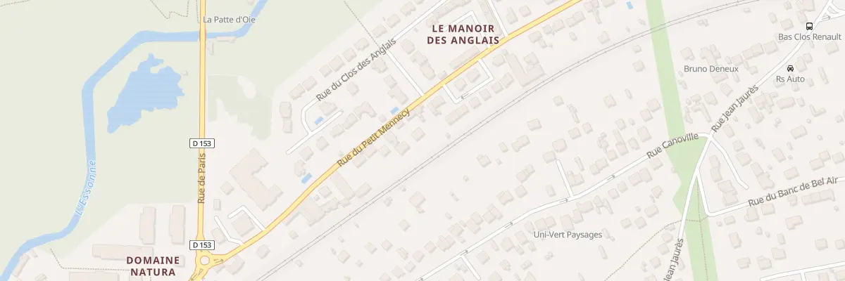Plan du 16 Rue du Petit Mennecy à Mennecy