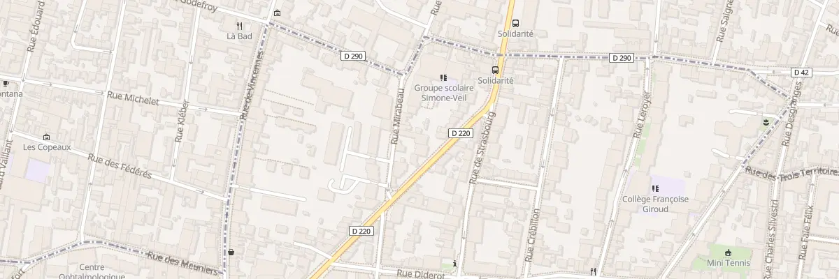 Plan du 135 Av de la République à Vincennes