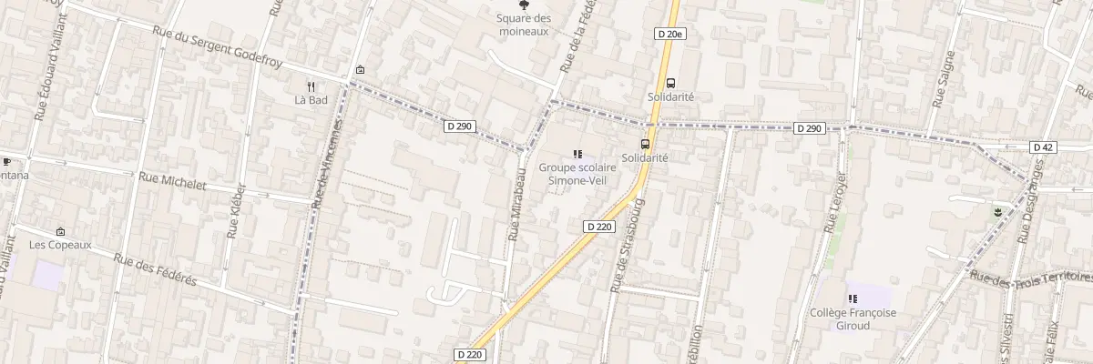 Plan du 28 Rue Mirabeau à Vincennes