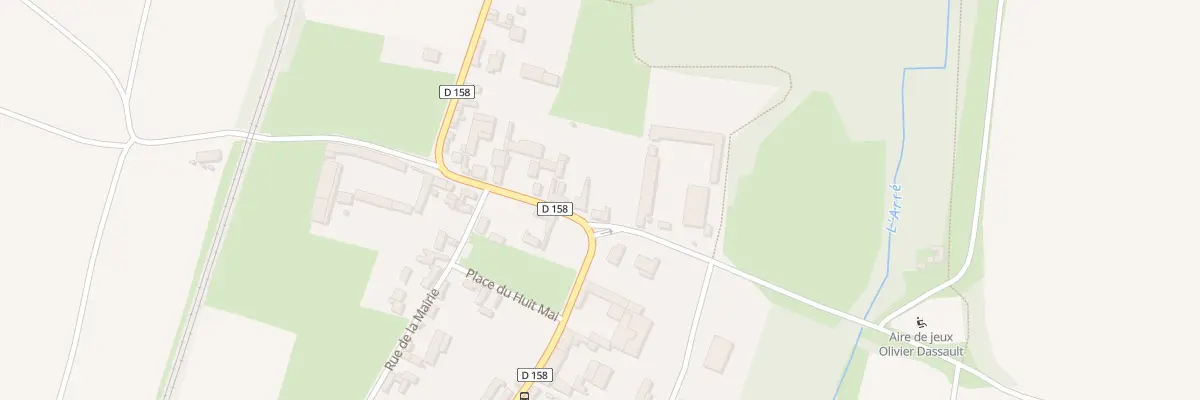 Plan du 13 Rue de Beauvais à Valescourt