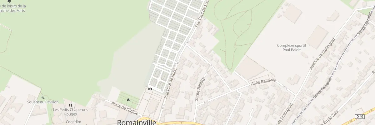 Plan du 38 Rue Paul de Kock à Romainville