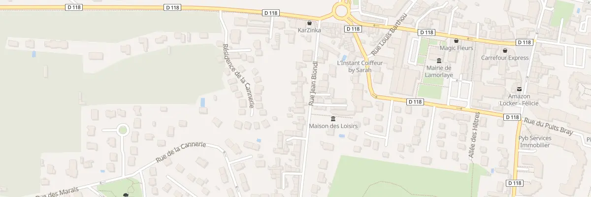 Plan du 95 Rue Jean Biondi à Lamorlaye