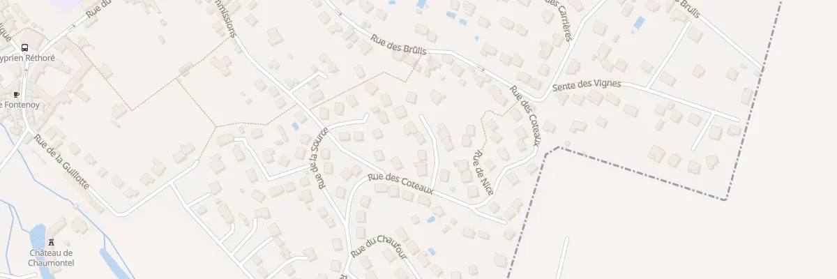 Plan du 5 Rue de la Carrière à Chaumontel