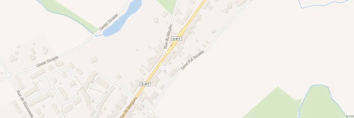 Plan du 158 Rue de Bergues à Esquelbecq
