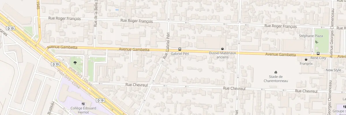 Plan du 24 Av Gambetta à Maisons-Alfort