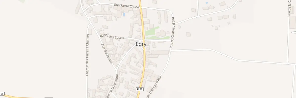 Plan du 28 Gr Grande Rue à Égry
