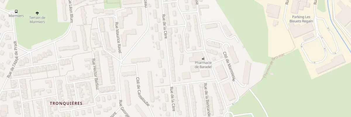 Plan du 45 Rue de la Cère à Aurillac