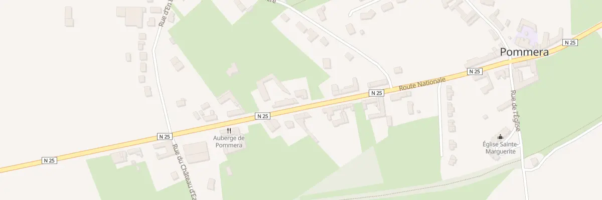 Plan du 5 Rue du Cimetière à Pommera