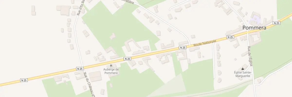 Plan du 26 Rte Nationale à Pommera