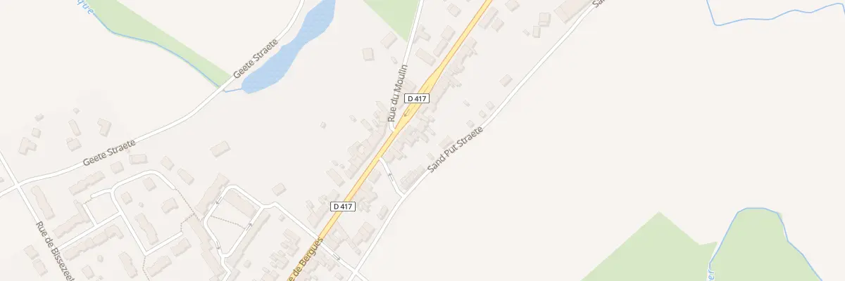 Plan du 160 Rue de Bergues à Esquelbecq