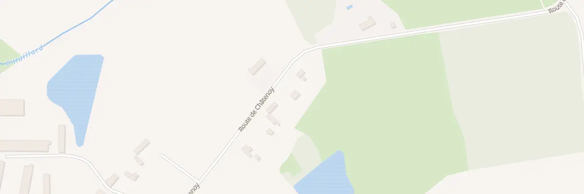 Plan du 11 Rte de Châtenoy à Beauchamps-sur-Huillard
