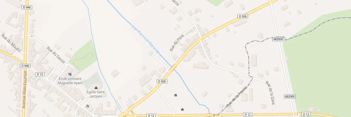 Plan du 1 Rue du Fbg d’Alsace à La Chapelle-d’Angillon