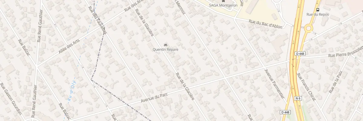 Plan du 43 Rue de la Glacière à Montgeron