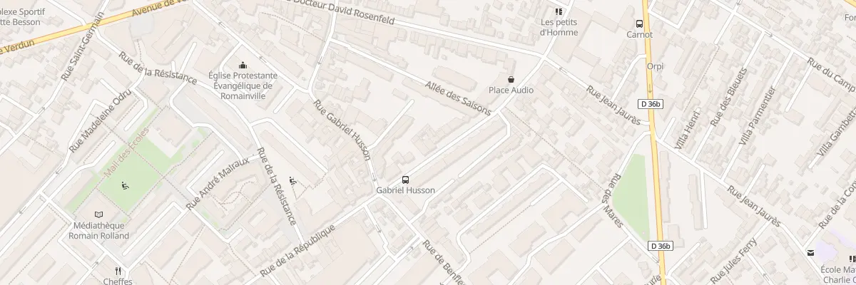 Plan du 72 Rue de la République à Romainville
