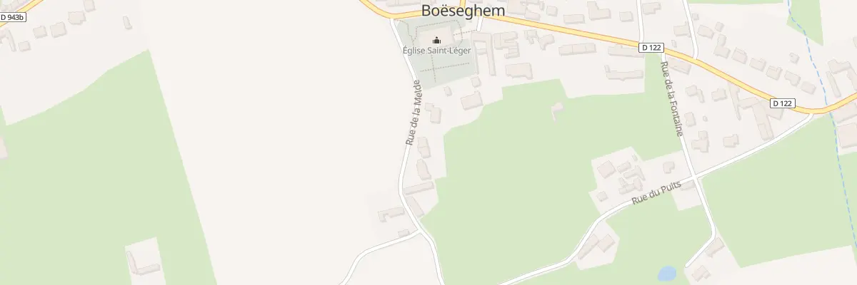 Plan du 8 Rue de la Melde à Boëseghem