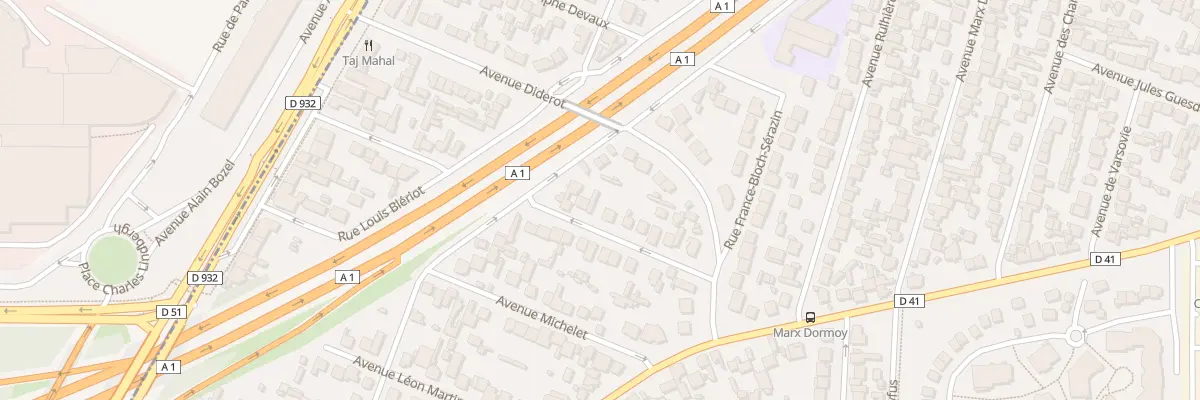 Plan du 41 Rue Pierre Quemener au Blanc-Mesnil