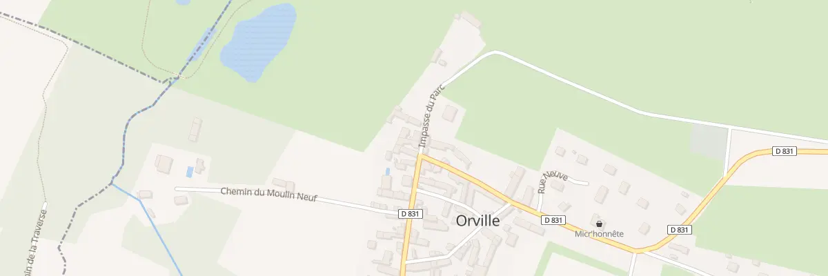 Plan du 4 Imp du Parc à Orville