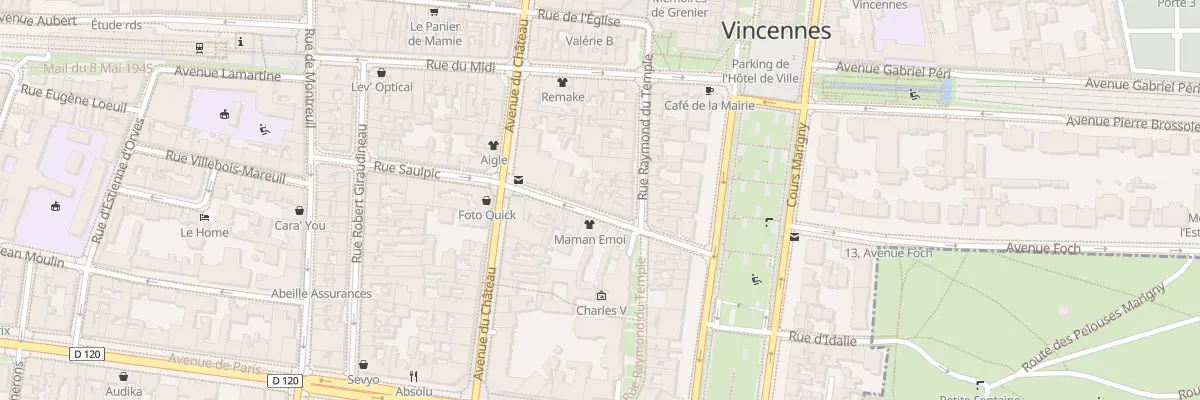 Plan du 7 Rue Lejemptel à Vincennes