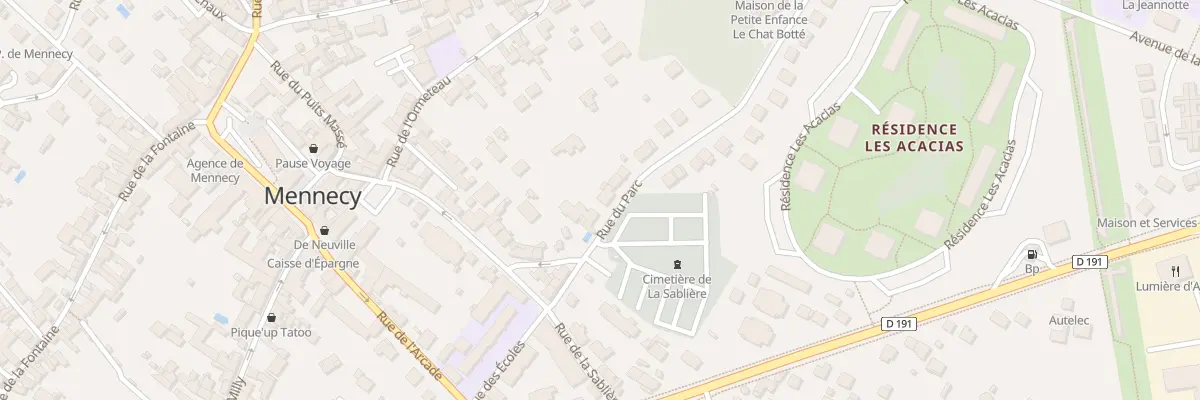Plan du 3 Rue du Parc à Mennecy