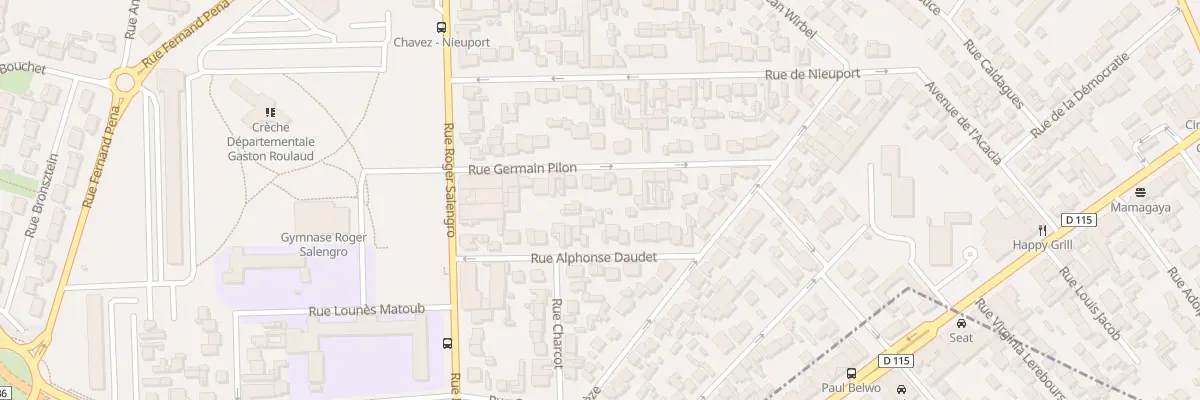 Plan du 20 Rue Germain Pilon à Drancy